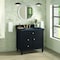 James Martin Vanities 36'' Single Vanity, Black Onyx w/ 3 CM Charcoal Soapstone Quartz Top 424-V36-BKO-3CSP - alternate 5